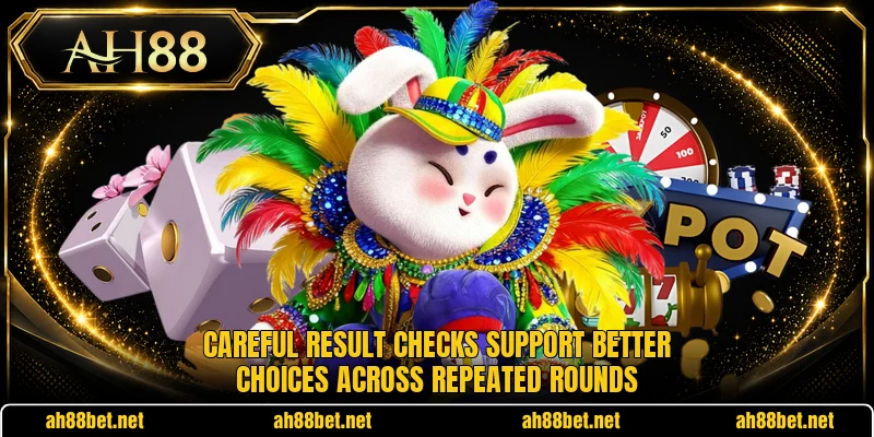 Careful result checks support better choices across repeated rounds