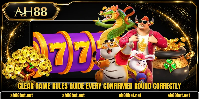 Clear game rules guide every confirmed round correctly Clear game rules guide every confirmed round correctly