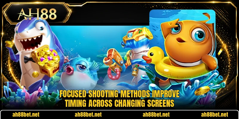 Focused shooting methods improve timing across changing screens