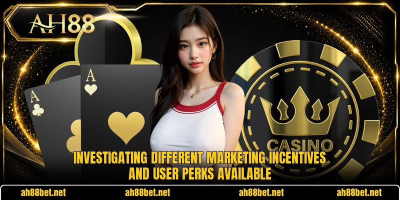 Investigating different marketing incentives and user perks available