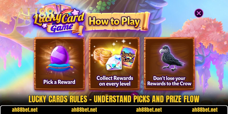 Lucky Cards Rules - Understand Picks And Prize Flow