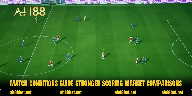 Match conditions guide stronger scoring market comparisons