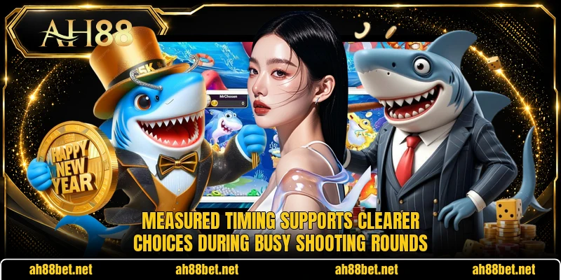 Measured timing supports clearer choices during busy shooting rounds Measured timing supports clearer choices during busy shooting rounds