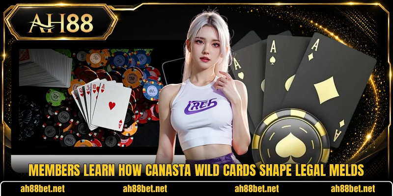 Members learn how canasta wild cards shape legal melds