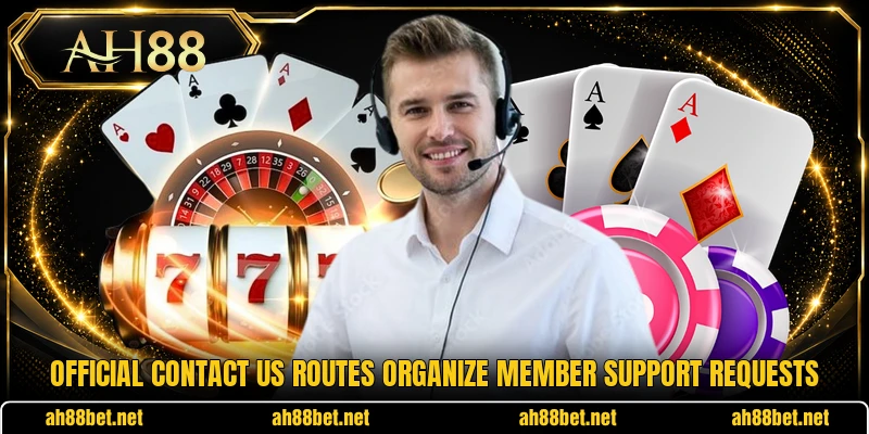 Official contact us routes organize member support requests