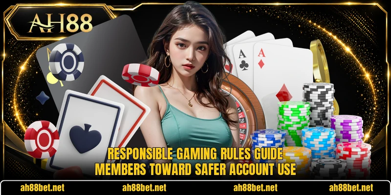 Responsible gaming rules guide members toward safer account use