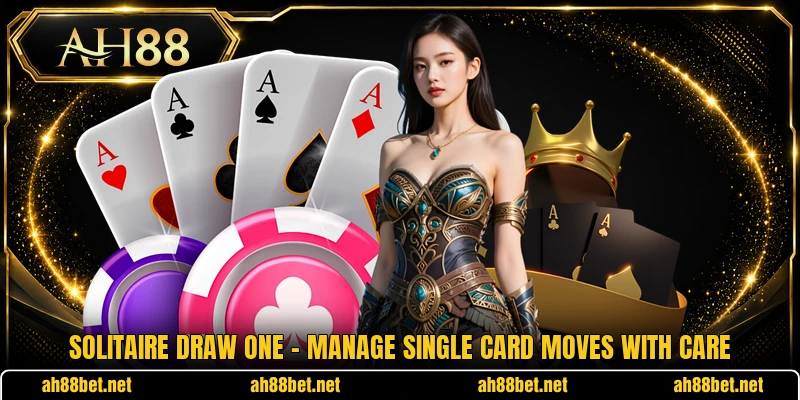 Solitaire Draw One - Manage Single Card Moves With Care