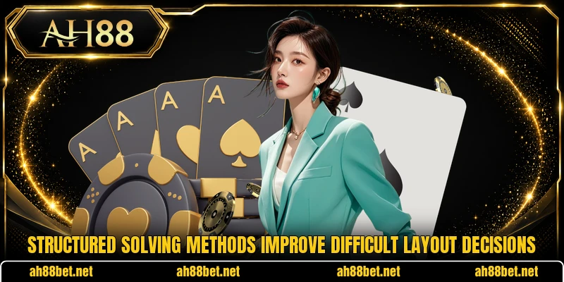 Structured solving methods improve difficult layout decisions Structured solving methods improve difficult layout decisions